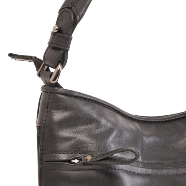 Berba Leren schoudertas Soft 005-840-00 Zwart