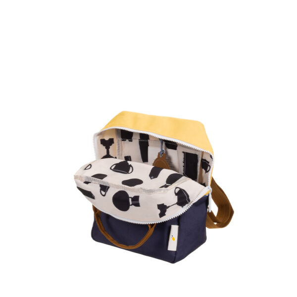 Sticky Lemon backpack small | better together | colourblocking | feather shuttle + skate ramp