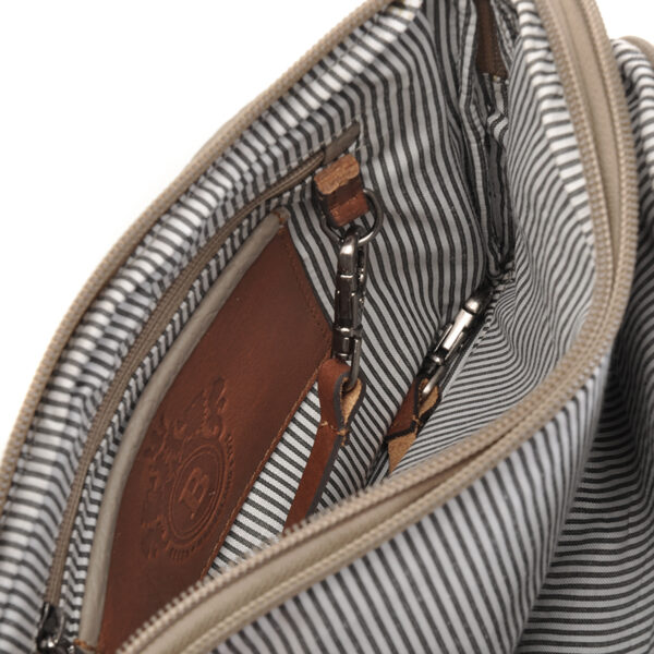 Berba Leren crossbody-tas Chamonix 125-041-59 Dust