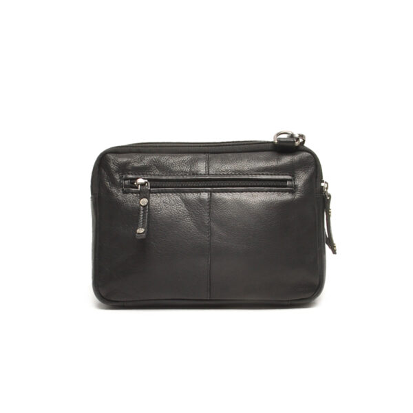 Berba leren crossbody-tas Lucca 335-042-00 Zwart