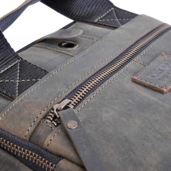 Berba Leren crossbody-tas Barbarossa 826-112-23 Military