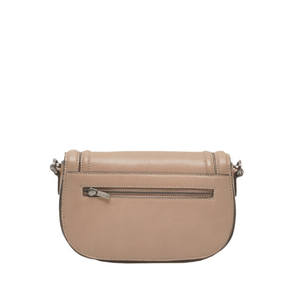 Berba leren crossbody-tas Icons 885-261-76 Taupe