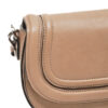 Berba leren crossbody-tas Icons 885-261-76 Taupe