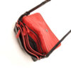 Berba Leren crossbody-tas Soft 005-562-15 Zwart met Rood