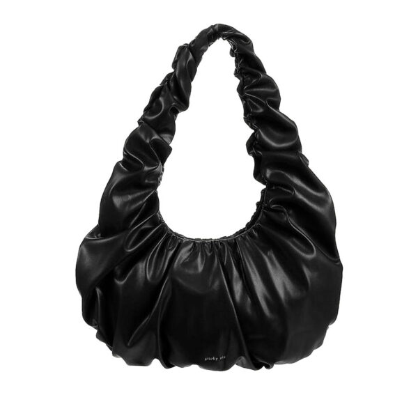 The Sticky Sis Club croissant hand bag | club chic | black