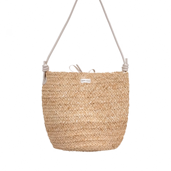 Monk & Anna Samā straw bag | stone