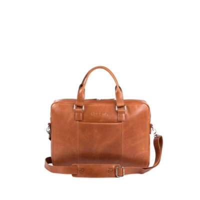 Negotia Leather Alpha Apex Laptoptas 15,6" Bruin