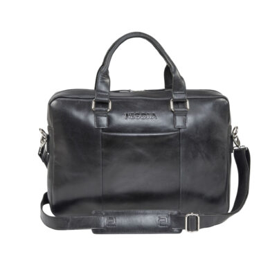 Negotia Leather Alpha Apex Laptoptas 15,6" Zwart