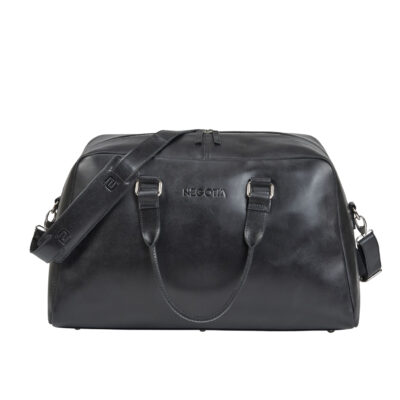 Negotia Leather Alpha Apex Weekendtas Zwart