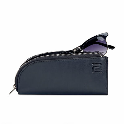 Negotia Leather Alpha Brillenhoes Zwart
