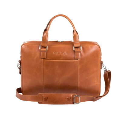 Negotia Leather Alpha Apex Laptoptas 15,6" Bruin