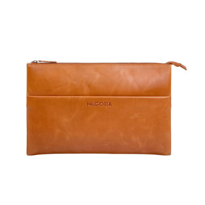 Negotia Leather Alpha Laptop Folio 14'' Bruin