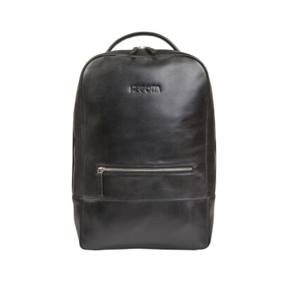 Negotia Leather Alpha Rugzak Zwart