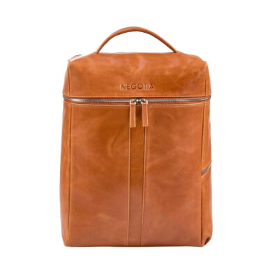 Negotia Leather Alpha Travel Rugzak Bruin