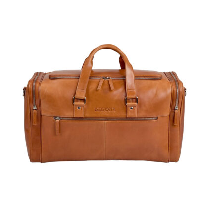 Negotia Leather Alpha Weekendtas Bruin