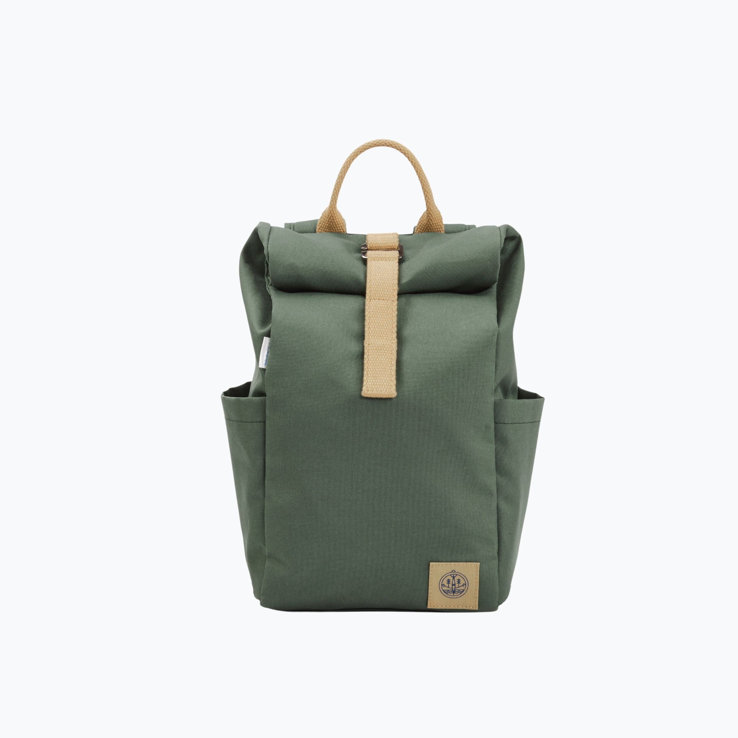 The BlueWave Collective Re.18 Cycle | Rolltop Rugzak Mini Groen