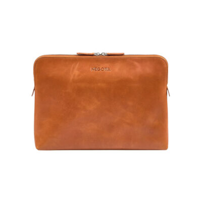 Negotia Leather Alpha Laptop sleeve Carry-All 14'' Bruin