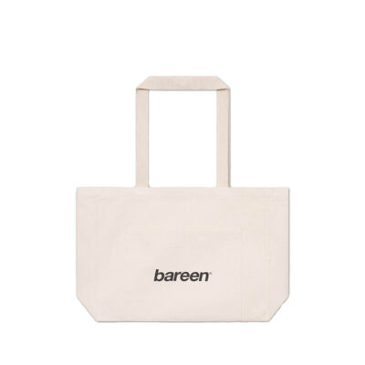 Bareen Panelled Canvas Bag White