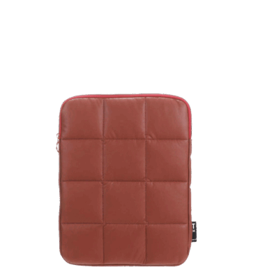 Tinne+Mia Senna puffy laptop pouch red wood
