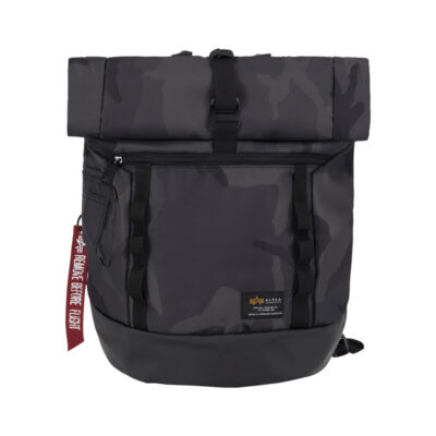 Alpha Industries Crew Camo Roll Top Bag