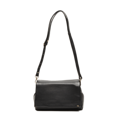 Berba Leren flapbag avignon 625-876-00 zwart
