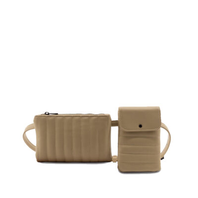 Monk & anna yuki belt bag grain pistachio