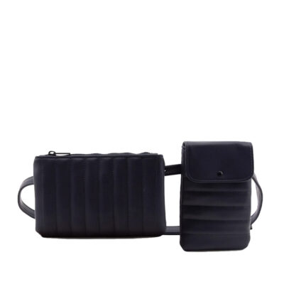 Monk & anna yuki belt bag grain midnight